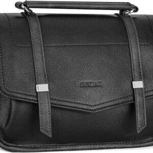 Versatile Black Crossbody Purse - Stylish Messenger Bag for Daily Essentials